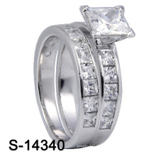 Neueste 925 Sterling Silber Hochzeit Ring (S-11485, S-14340Y JPG)